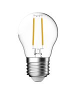 Nordlux Energetic LED Leuchtmittel E27 G45 Filament klar 470lm 2700K 4,8W 80Ra 360° dimmbar 