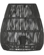 Lampenschirm Rattan für Außen schwarz PR Home Saigon 38cm für Stehleuchte Agnar