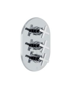 Ramon Soler RS-Cross Unterputz Thermostat Brausebatterie mit 3 Wege Umsteller 6227S