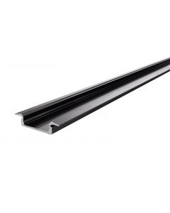 Deko Light T-Profil flach ET-01-15 Alu Einbauprofil schwarz-matt Modern