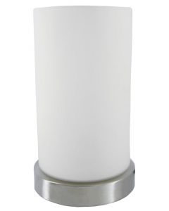 Wofi Tischlampe LOFT nickel matt E14 175x100mm Touchdimmer